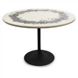 § Piero Fornasetti (Italian 1913-1988) 'Ring of Flowers' table top, 1950s