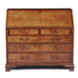 GEORGE III MAHOGANY BUREAU 18TH CENTURY