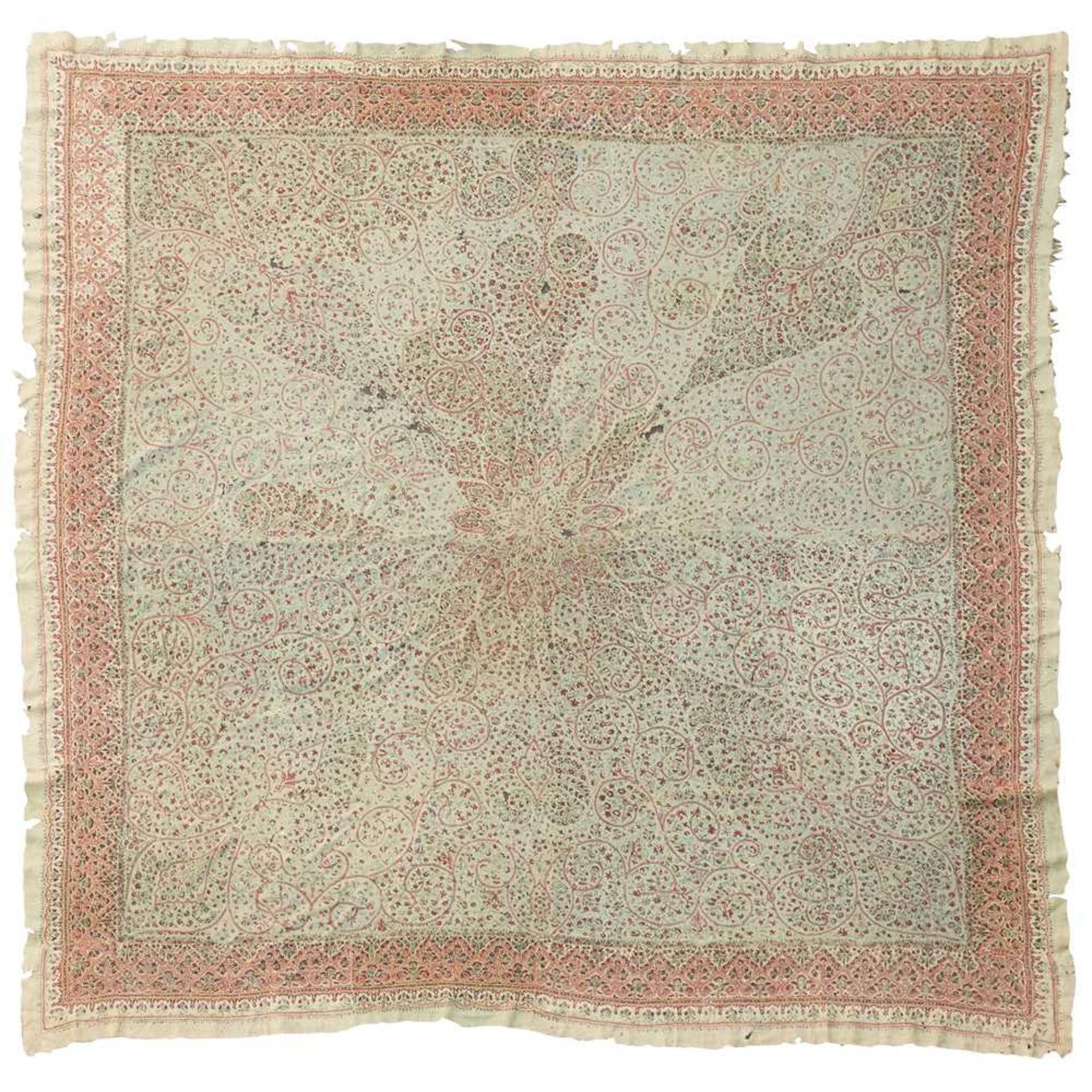 KASHMIR SHAWL NORTH INDIA, MID/LATE 19TH CENTURY