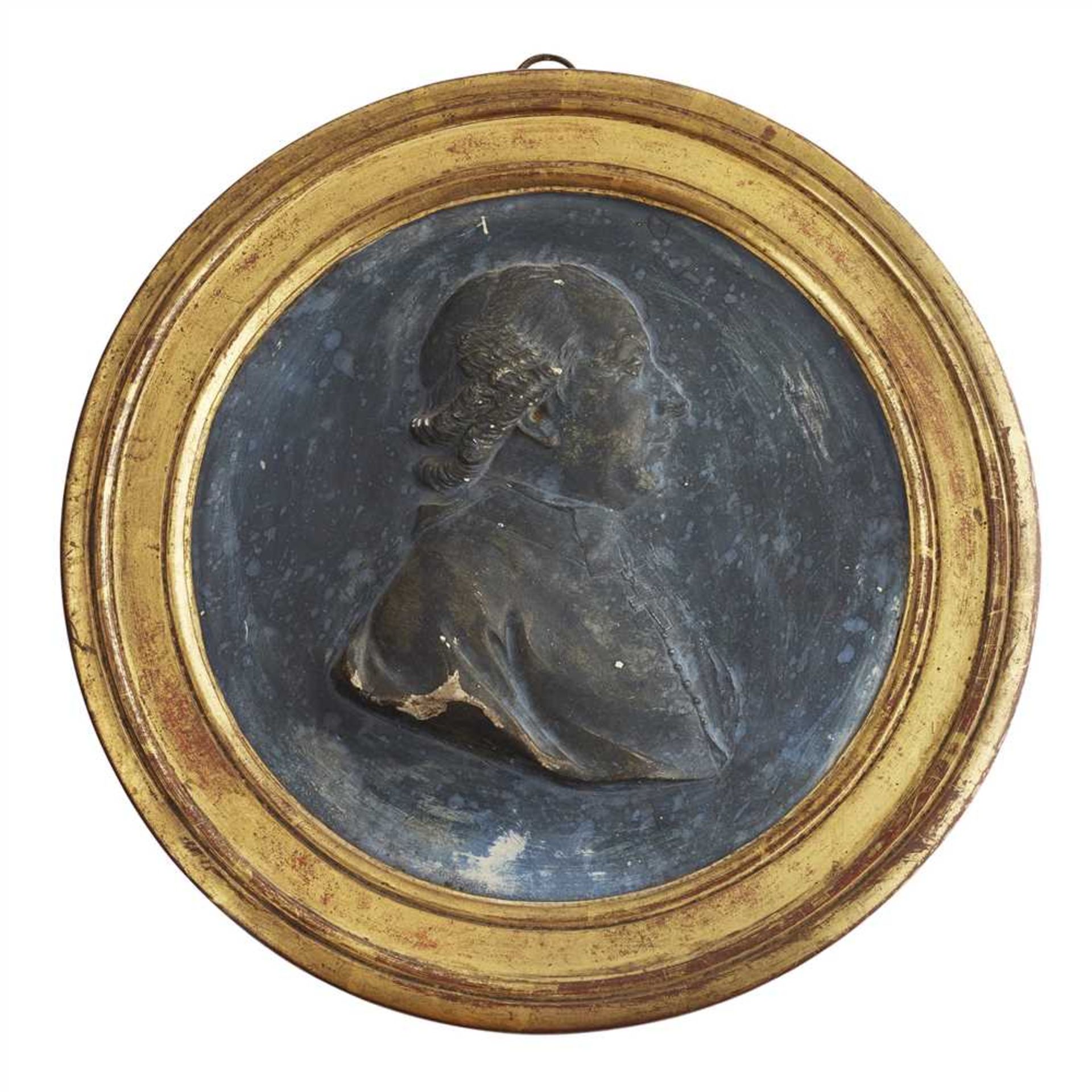 FRENCH TERRACOTTA PORTRAIT ROUNDEL OF ÉTIENNE CHARLES DE LOMÉNIE DE BRIENNE 18TH CENTURY - Image 5 of 5