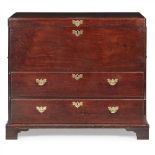 EARLY GEORGE III MAHOGANY MULE OR BLANKET CHEST MID 18TH CENTURY