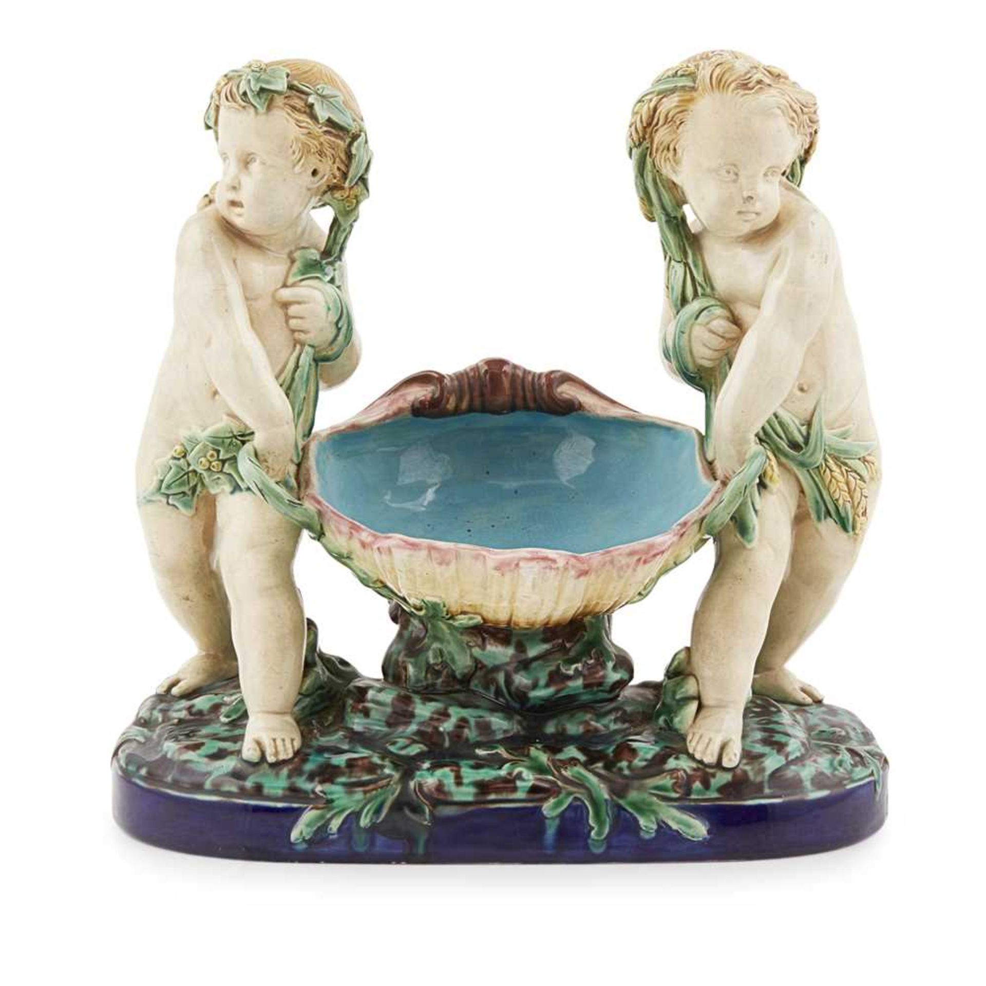 MINTON MAJOLICA FIGURAL COMPORT DATE CODE FOR 1865