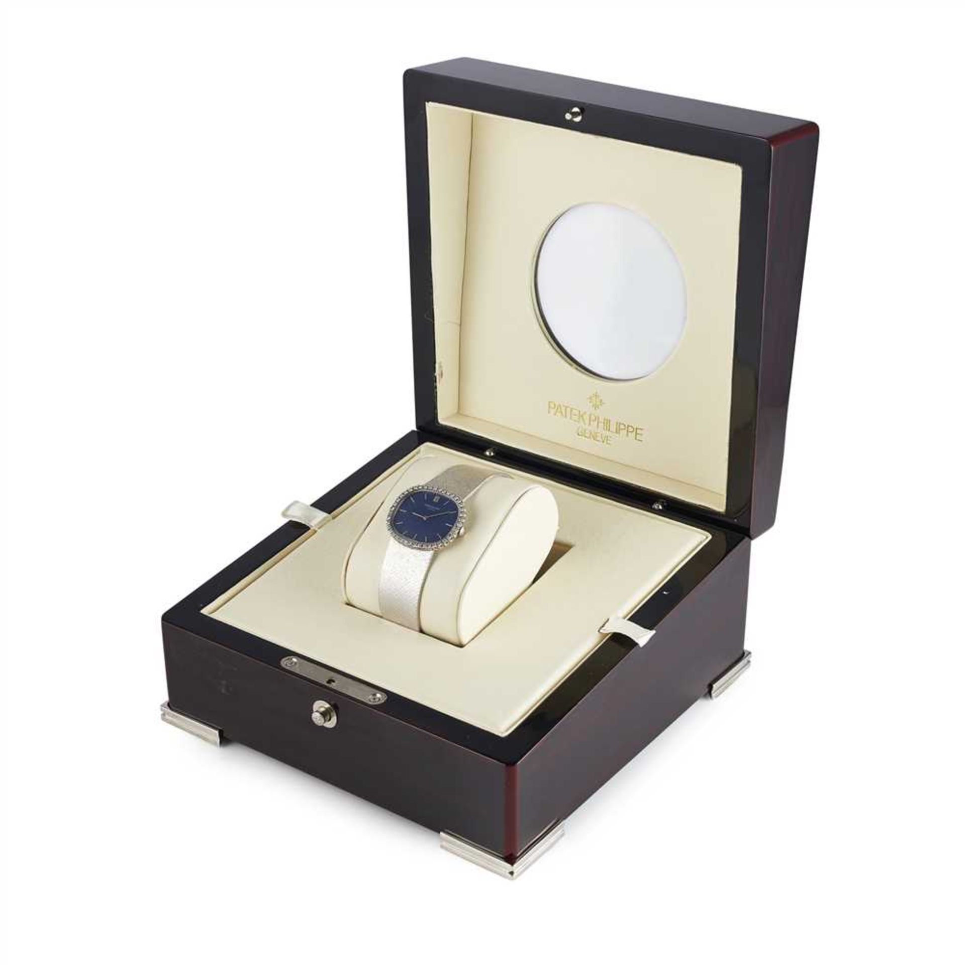 An 18ct white gold and diamond set dress watch, Patek Philippe - Image 2 of 2