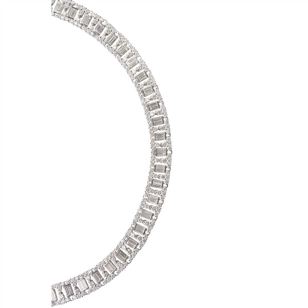 A diamond set necklace - Image 5 of 5