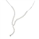 A diamond set necklace