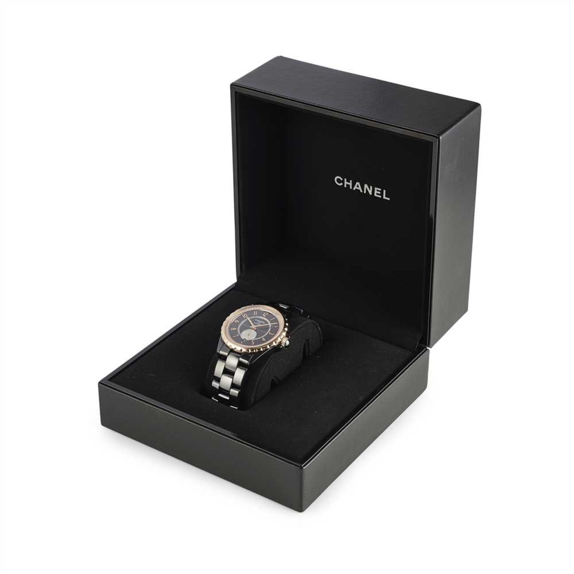 A diamond set rose gold cased wristwatch, Chanel - Image 2 of 2