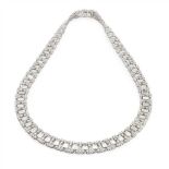 A diamond set necklace