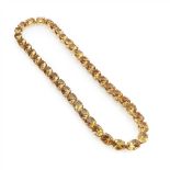 A citrine set riviere necklace, H Stern