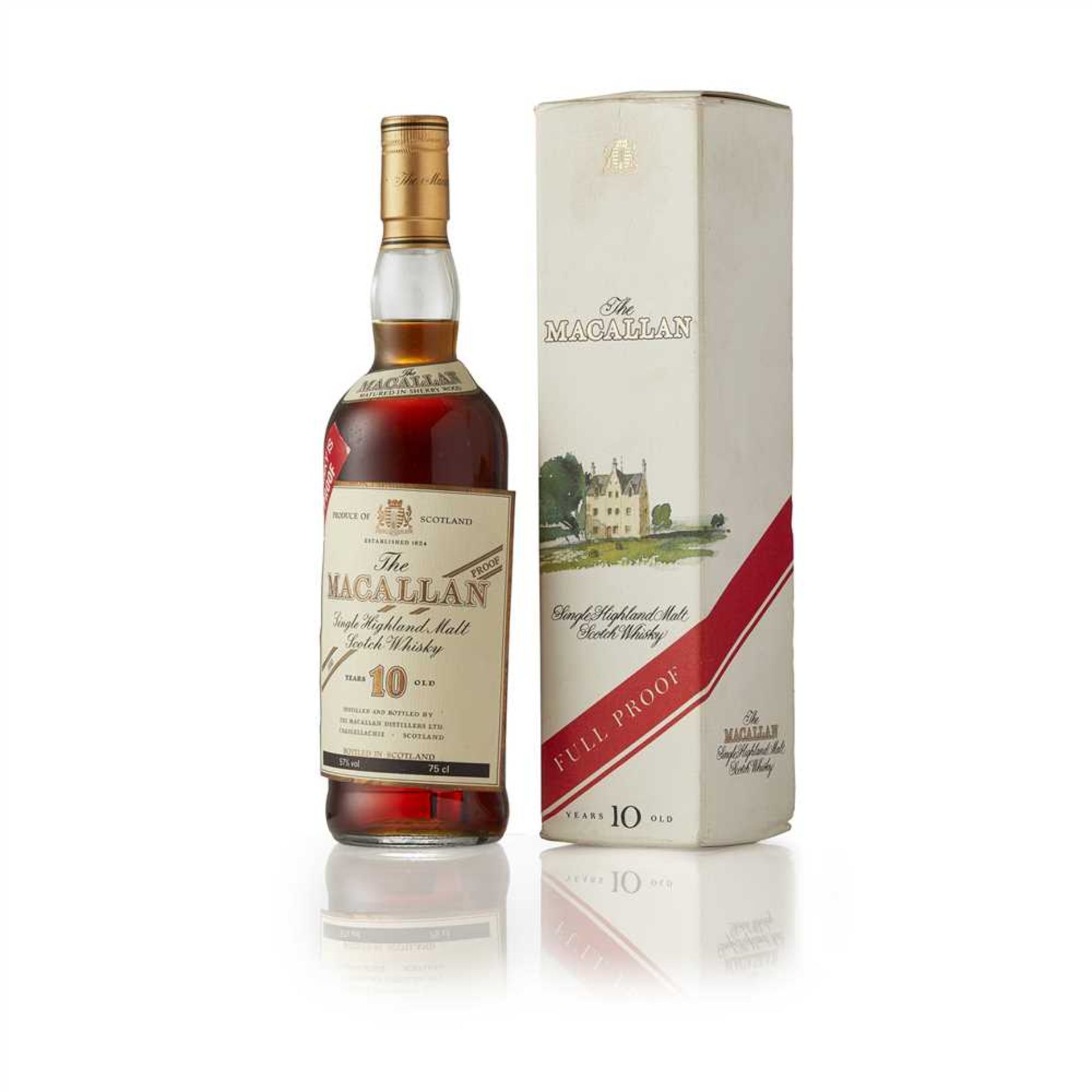 THE MACALLAN 10 YEAR OLD 100 PROOF (1980S)