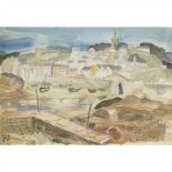 § William Wilson O.B.E., R.S.A., R.S.W. (Scottish 1905-1972) The harbour Douarnenez