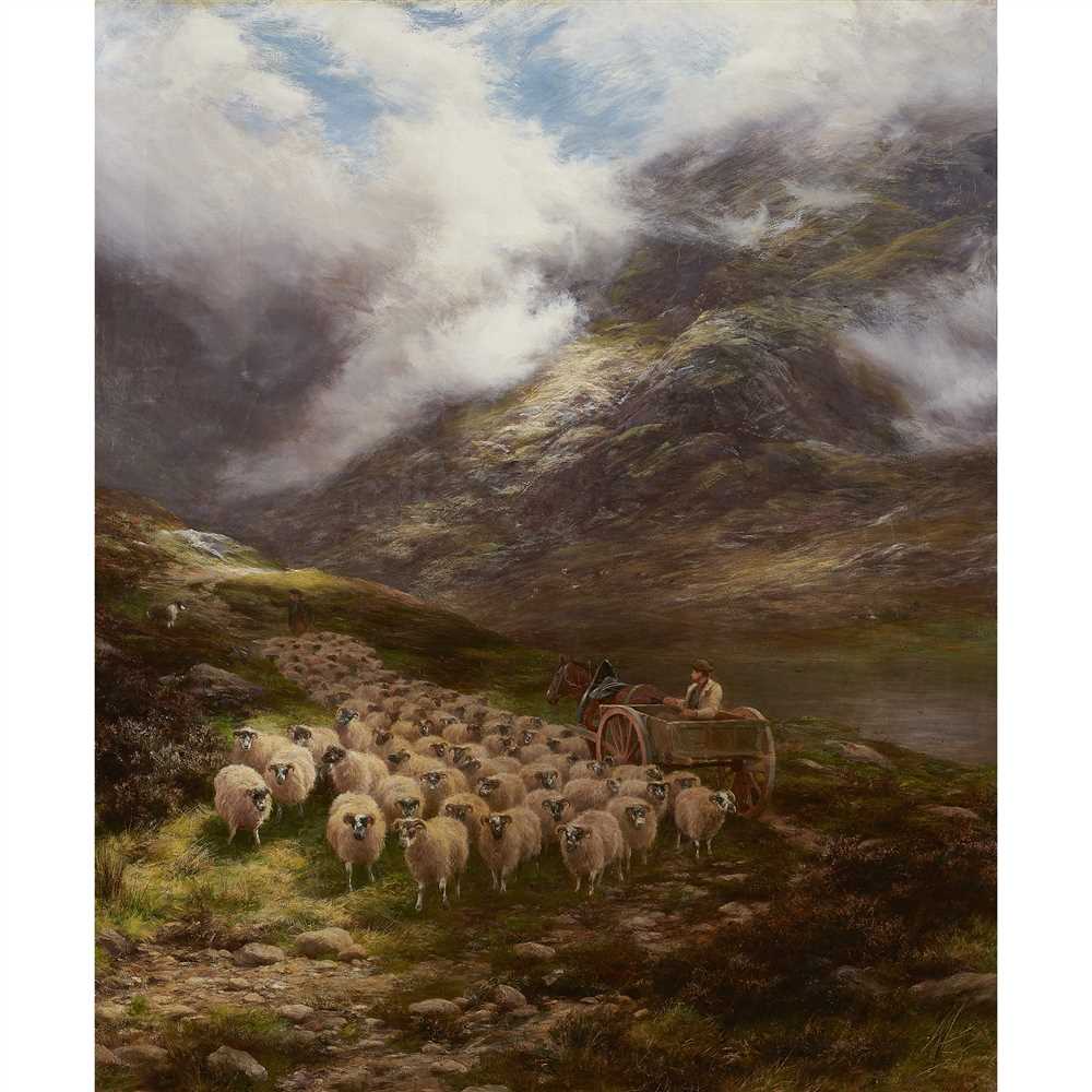 Peter Graham R.A., H.R.S.A (Scottish 1836-1921) To Valley Pastures