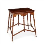MANNER OF MORRIS & COMPANY ARTS & CRAFTS MAHOGANY OCCASIONAL TABLE, CIRCA 1900 the rectangular top