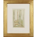 § JESSIE MARION KING (1875-1949) 'THE ENCHANTED WOOD' watercolour and pencil, framed (Dimensions: