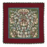 WILLIAM MORRIS (1834-1896) FOR MORRIS & COMPANY 'HONEYSUCKLE' SILKWORK EMBROIDERED PANEL, CIRCA with