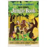 THE JUNGLE BOOK ANONYMOUS 1967, Walt Disney, US one sheet, condition A-; backed on linen (