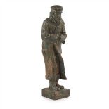 § BENNO SCHOTZ (1891-1984) STANDING FIGURE OF A MAN plaster maquette with bronze patination,