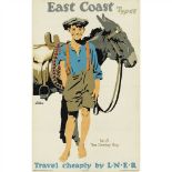 FRANK NEWBOULD (1887 –1951) EAST COAST TYPES, THE DONKEY BOY lithograph, c.1930, condition B+; not