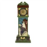FREDERICK ALFRED RHEAD (1856–1933) FOR WILEMAN & CO. FOLEY 'INTARSIO' TABLE CLOCK, CIRCA 1900