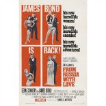 FROM RUSSIA WITH LOVE ANONYMOUS 1963, Eon, US one-sheet, style B, condition A-; backed on linen