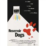 RESERVOIR DOGS MARC ZAREF DESIGN, NYC 1992, Cannes film festival style, US one sheet, condition