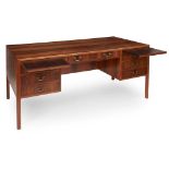 Y OLE WANSCHER (1903-1985) FOR A. J. IVERSEN, DENMARK ROSEWOOD WRITING DESK, CIRCA 1950 the
