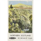 JACK MERRIOTT (1901–1968) NORTHERN SCOTLAND, INVERSHIN offset lithograph, c.1952, condition B/B+;