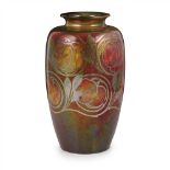 GLADYS ROGERS FOR PILKINGTON’S TILE AND POTTERY CO. ROYAL LANCASTRIAN LUSTRE VASE, CIRCA 1920