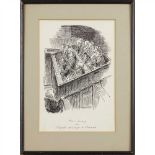 § EDWARD ARDIZZONE (1900-1979) ORIGINAL ILLUSTRATION 'THE JURY OR THERE'S ALWAYS A CHANCE' pen and