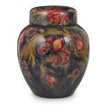 WILLIAM MOORCROFT (1872-1945) FOR MOORCROFT POTTERY LARGE ‘SPANISH’ GINGER JAR AND COVER, CIRCA