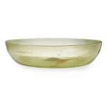 JAMES COUPER AND SONS, GLASGOW LARGE 'CLUTHA' GLASS BOWL, CIRCA 1900 with aventurine and milky