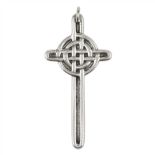 ALEXANDER RITCHIE (1856-1941), IONA SILVER CELTIC CROSS PENDANT, CHESTER 1907 the cross formed of
