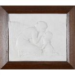 § SOPHIA ROSAMOND PRAEGER (1867-1954) FAITH HEALING plaster plaque moulded in relief, incised artist