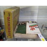 A Minibrix No.1 Construction set, in original box with rubber parts and brochure