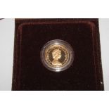 A 1981 proof sovereign in case