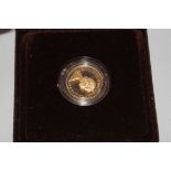 A 1981 proof sovereign in case