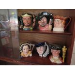 Royal Doulton Character Jugs: Macbeth D6667, The Lord Mayor of London D6864, Catherine Howard D6645,