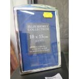 A good Ellis Short collection Sterling silver photo frame 15cm x 10cm with original box