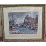 Sir William Russell Flint Venetian Festival Print signed in pencil, with blind stamp 45cm x 61cm