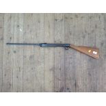 A vintage air rifle, as found