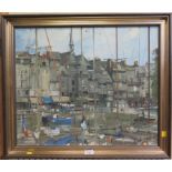 •Tom Coates (b 1941) Honfleur Oil on canvas, initalled 50cm x 60cm May be subject to ARR