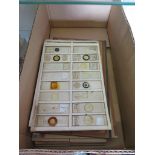 A large collection of 19th/20th century scientific specimen microscope slides