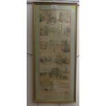 After John Dinsdale A Victorian cartoon of a seaside elopement, 62cm x 22cm