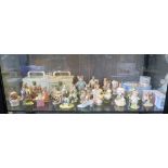 Beatrix Potter figures: Mostly Royal Albert also some Beswick, including Benjamin Bunny, Lady Mouse,