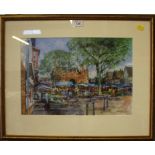 After John S. Robinson Market Day, Wokingham Print, 26cm x 38cm