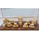 A Price of Kensington Cottage ware tea and coffee service, including teapot, coffee pot and