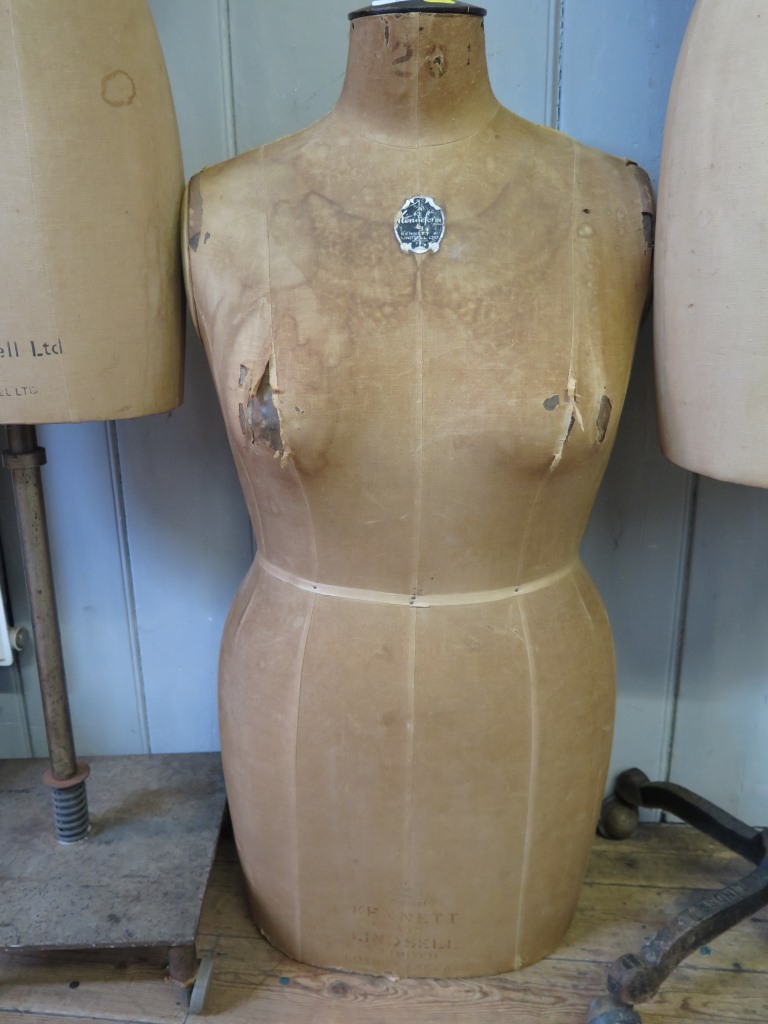 A Kenneform mannequin by Kennett & Lindell Ltd, lacks stand, 90cm high