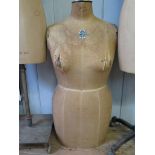 A Kenneform mannequin by Kennett & Lindell Ltd, lacks stand, 90cm high
