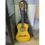 An acoustic guitar by John Hornby Skewes, Herald model number HL34