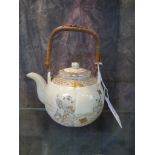 A Satsuma Meiji period tea pot