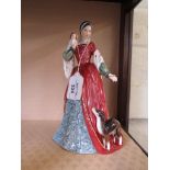 A Royal Doulton Anne Boleyn limited edition figure no.2820/9500 no. HN3232